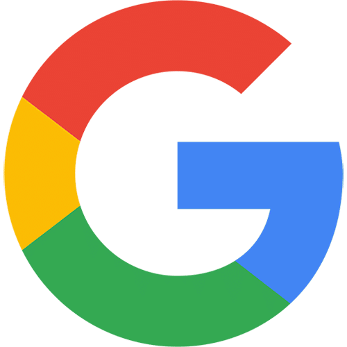 Multicolored Google logo with overlapping red, yellow, green, and blue segments.